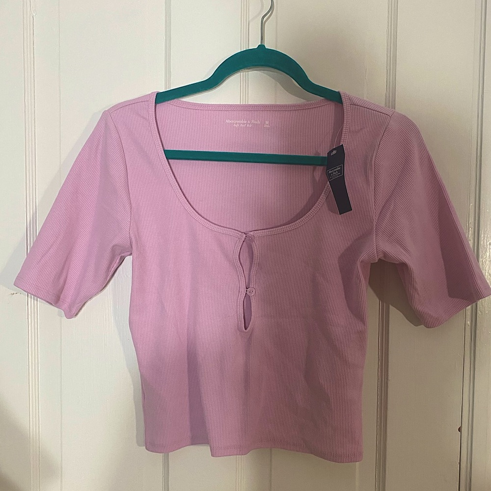Abercrombie, size medium, rib knit top